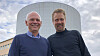Avdelingsleder Bjørn C. Hauback og seniorforsker Magnus H. Sørby ved Institutt for energiteknikk (IFE), som står bak et batteriteknologisk gjennombrudd.