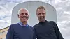 Avdelingsleder Bjørn C. Hauback og seniorforsker Magnus H. Sørby ved Institutt for energiteknikk (IFE), som står bak et batteriteknologisk gjennombrudd.