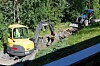 Her graves det for å legge gigabit-fiber til Eiker Energis bredbåndskunder i 2021. Nå vil kommunen jobbe med å legge fibernettet ut for salg.