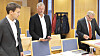 Lovdatas side, her ved juridisk konsulent Vegar Robertsen, direktør Odd Storm-Paulsen og advokat Jon Wessel-Aas, under den muntlige høringen i slutten av august.