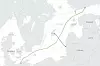 Den 1172 kilometer lange C-Lion1-kabelen (grønn)mellom Helsinki og Rostock, og den 218 kilometer lange BCS East-West Interlink-kabelen mellom Gotland og Litauen ble kappet tidlig mandag.