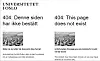 Ikke hysterisk morsomt hos UiO, men nok til å humre litt. Faksimile: uio.no