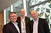 Nå får Amazon Web Services en lokal norsk partner: (fra v.) Nordensjef Darren Mowry i Amazon Web Services, norgessjef Sophus Slaatta og toppsjef Esa Kinnunen i Nordcloud.