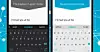Den nye løsningen (til høyre) skal gi mer fornuftige ordforslag, hevder Swiftkey. Foto: Swiftkey