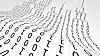 Abstract panel with binary language