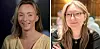 Liv Oftedal Rossow og Lene Nævdal Grønningen i Helsedata i Oslo. Foto: Privat