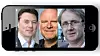 Teknisk sjef Geir Løvnes i Tele2, dekningssjef Tommy S. Johansen i Netcom og dekningsdirektør Bjørn Amundsen i Telenor har fått minst ett av sine ønsker til nye Iphone-modeller oppfylt.