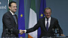 Irlands statsminister Leo Varadkar møtte forrige uke EUs president Donald Tusk. Irland og det amerikanske selskapet Apple kom mandag til enighet om vilkårene for Apples tilbakebetaling av skattepenger.