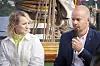 Nkom-sjef John-Eivind Velure ønsker å forsere arbeidet med å gjøre telenettene mer robuste. Her fra Arendalsuka i samtale med digitaliseringsminister Karianne Tung.