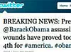 Hacket: Twitter-meldingene om at den amerikanske presidenten er skutt er falske, melder flere medier.