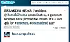Hacket: Twitter-meldingene om at den amerikanske presidenten er skutt er falske, melder flere medier. Bilde: Twitter.com