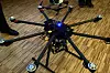 PROTOTYP: Servicedronen eSmart Systems utvikler ble vist fram uten rotorblader.