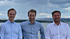 IT-utfordreren har tre medgründere: (fra v.) Ruben Jenssen, Morten André Knutsen og Kim Jarno-Kristiansen.