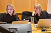 Regjeringsadvokat Kristine Møse og Tonje Hermann Foto: Marianne Gjessing
