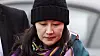 Huaweis finansdirektør Meng Wanzhou på vei til et rettsmøte i Vancouver i midten av desember 2018. Kina forlanger nå at USA dropper sitt utleveringskrav.