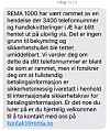En av våre lesere mottok denne SMS-en i dag.