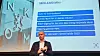 Nkoms frekvensdirektør John-Eivind Velure greide ut om de nye frekvensbåndene industrien får å forholde seg til i 2022, under Inside Telecom-konferansen 4. november.