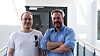 Nicolas Roblin (programmeringssjef) og Gavin Wheelan (kunstnerisk sjef) i spillselskapet Funcom.