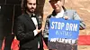 Fra protestaksjonen mot W3C under International Day Against DRM i forrige uke.