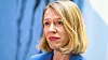 Utenriksminister Anniken Huitfeldt (Ap) fordømmer et russisk cyberangrep i februar.