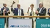 Oslo 20201021. Finansdirektør Thomas Berge ringte i bjella da Link Mobility ble notert på Oslo Børs i oktober 2020. Nå varsler han millionkutt for å få ned kostnadene i selskapet.