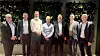 Fra venstre: Jørgen Peter Rasmussen fra tidligere Cloud Agility, landssjef Oscar Tolstrup i Evidi Danmark, Lars Bo Nielsen, Martin Drud Nielsen, Thomas La Cour Søndergaard i tidligere Valcore, Martin Bundesen og konsernsjef Jørn Seglem i Evidi.