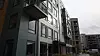 Obos Living Lab er et nybygg på seks etasjer i et boligområde på Vollebekk, omtrent en mil nord-øst for Oslo sentrum. Foto: Heidi Sævold