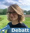 Lisa Reutter er stipendiat ved Institutt for sosiologi og statsvitenskap ved NTNU, og forsker på kunstig intelligens i norsk offentlig sektor. Foto: Privat