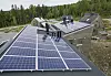 Solcellepanel brukes for å være minst mulig avhengig av strømnettet. Foto: Meek, Tore/NTB Scanpix