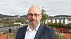 Georg Svendsen, leder for infrastruktur i Telia Norge på taket av Telias bygg på Økern i Oslo. Foto: Håvard Fossen