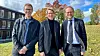 Per Jonny Nesse i Telenor Research and Innovation, Lars Gillund i Klosser Kongsvinger og professor Bård Tronvoll fra Høgskolen i Innlandet - deltar i det nye 5G-prosjektet som skal skape bedre betingelser for skogbruket.