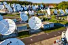 Satellittmottakere ved SES hovedkvarter i Luxembourg.