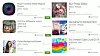 Et knippe av appene som kom med den aggressive adware-programvaren.