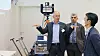 Thomas Haustein leder avdelingen for mobilkommunikasjon ved Fraunhofer Heinrich Hertz Institute i Berlin. Her i laben der 6G-testen ble gjort.
