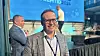 Nils Brede Moe, sjefforsker i Sintef Digital, snakket om work-life-balanse på konferansen Digital Fremtid. Han ble avløst av Nicolai Tangen, daglig leder i Norges Bank Investment Management. Foto: Gabrielle Graatrud