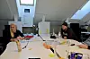 En app som kan hjelpe flyktninger å lære seg språket via oversettelser og gamification er blant konseptene som ble utviklet.
