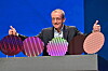Smilet kan ha stivnet for Intel-sjef Pat Gelsinger, her fotografert ved lanseringen av Intel Foundry 21. februar 2024.