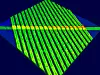 Mikroskop-bilde av en memristor.
