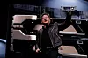 Administrerende direktør Jensen Huang i Nvidia lanserer Quadro GV100.