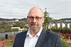 Georg Svendsen, leder for infrastruktur i Telia Norge, på taket av Telias bygg på Økern i Oslo.
