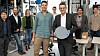 Diraq fremstilte qubiter med høy presisjon på en vanlig 300 millimeters silisiumwafer, her vist frem av teamet.