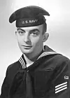 Charles Allan Kiesling, oppfinneren av den blinkende markøren. Her i tjeneste for U.S. Navy under Koreakrigen. Foto: via Morris Nilsen Funeral Chapel