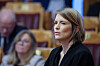 SVs Kari Elisabeth Kaski støtter finansminister Trygve Slagsvold Vedums forslag om skatt på persondata.