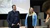 Ric Brown, mobildirektør i Telenor Norge, og June Solbekk, markedsdirektør i Telenor Norge, lanserte Next under et presseseminar i selskapets lokaler på Fornebu torsdag.