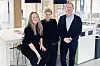 Trine Eiken, som er eder for prosjektsenteret i Statsbygg, , prosjektleder Kristin Fossmo i Statsbygg og prosjektleder i Omega 365 Solutions Anders Sørnes utvider samarbeidet.