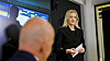 Justisminister Emilie Enger Mehl (Sp) åpner nasjonal sikkerhetsmåned hos Nasjonalt cybersikkerhetssenter i NSM.