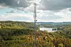 Telemontører i arbeid i mobilmast i Sverige. Innen 2025 skal alle de fire operatørene i Sverige slå av 2G og 3G.