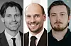 Artikkelforfatterne er avdelingsleder Jon-Finngard Moe,gruppeleder konsulent Henning Kortvedt og gruppeleder sky Kristoffer Hatland, alle i Mnemonic systemintegrasjon. Foto: Mnemonic