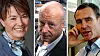 Fra venstre: Merethe Austgulen, direktør i Politiets IKT-tjenester. Politiets IKT-direktør Cato Rindal og Wilfred Østgulen, sjef for Seksjon for strategi og arkitektur i Politidirektoratets IKT-avdeling.