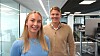 Karen Hompland og Per Olav Broback hadde ingen erfaring med no-code før de startet som sommervikarer i Genus. Etter én uke fikk de tildelt en kunde og et reelt oppdrag.